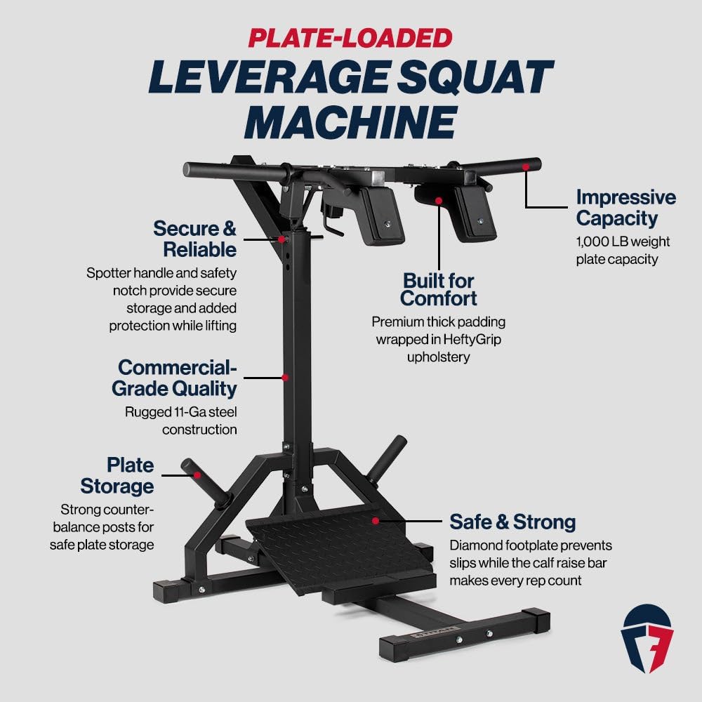 1000LB Multi-Function Squat Leg Press Machine