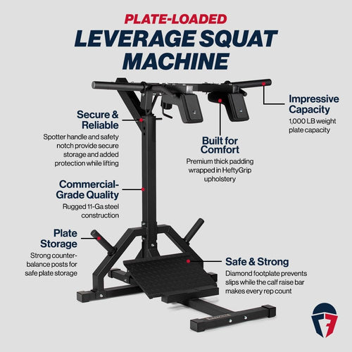 1000LB Multi-Function Squat Leg Press Machine