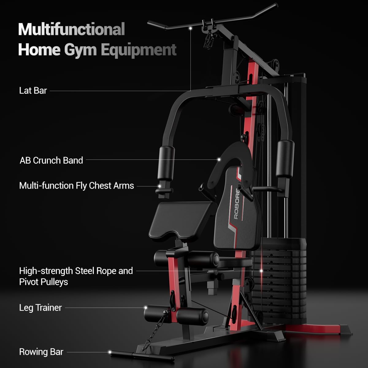 160LB Multifunctional Home Gym Station