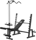 Multi-Function Olympic Weight Bench with Lat Pulldown