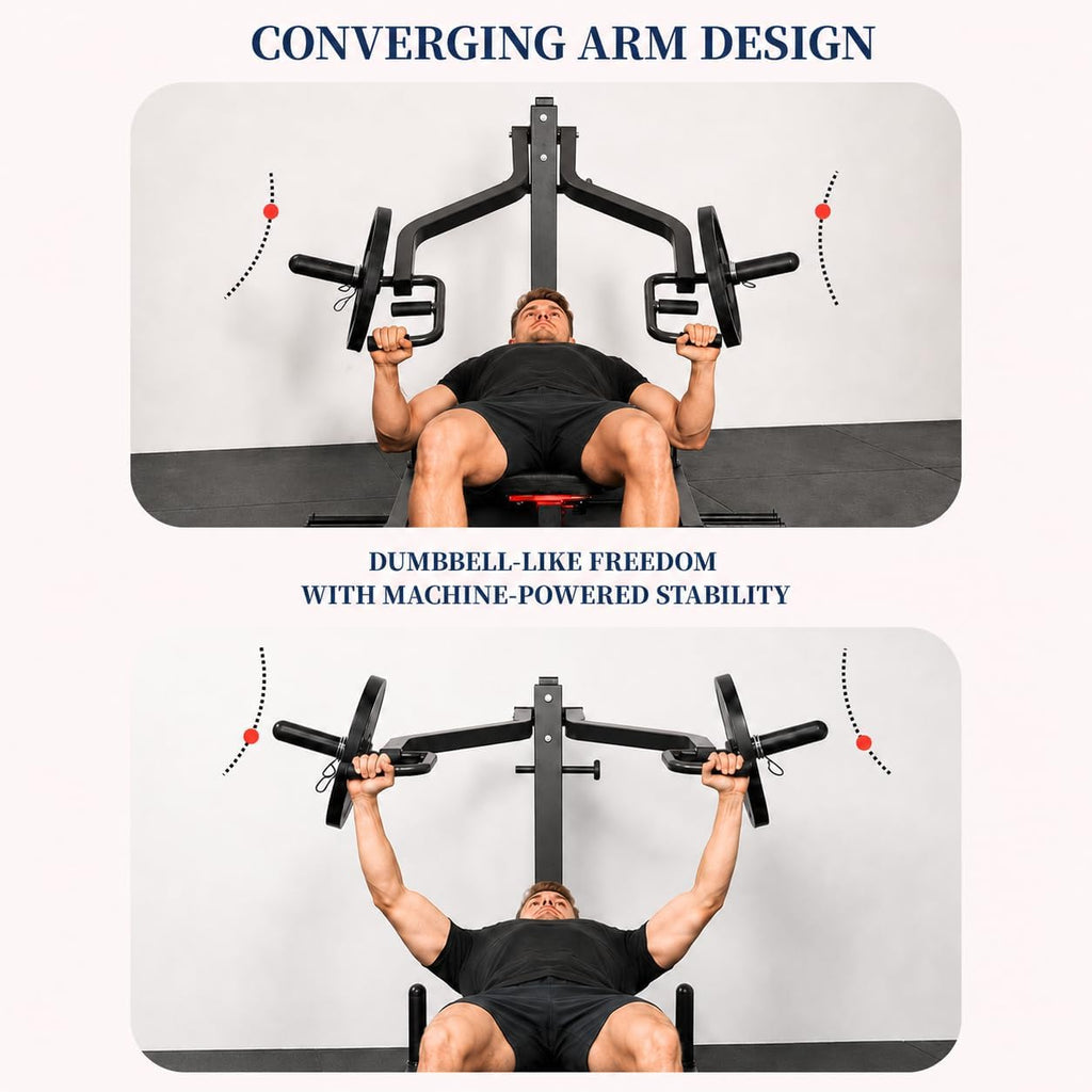 6-in-1 Plate Loaded Chest Squat Machine