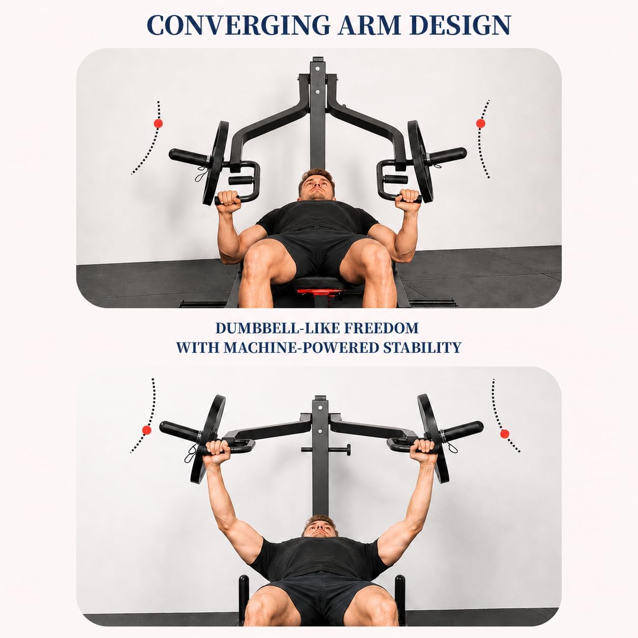 6-in-1 Plate Loaded Chest Squat Machine