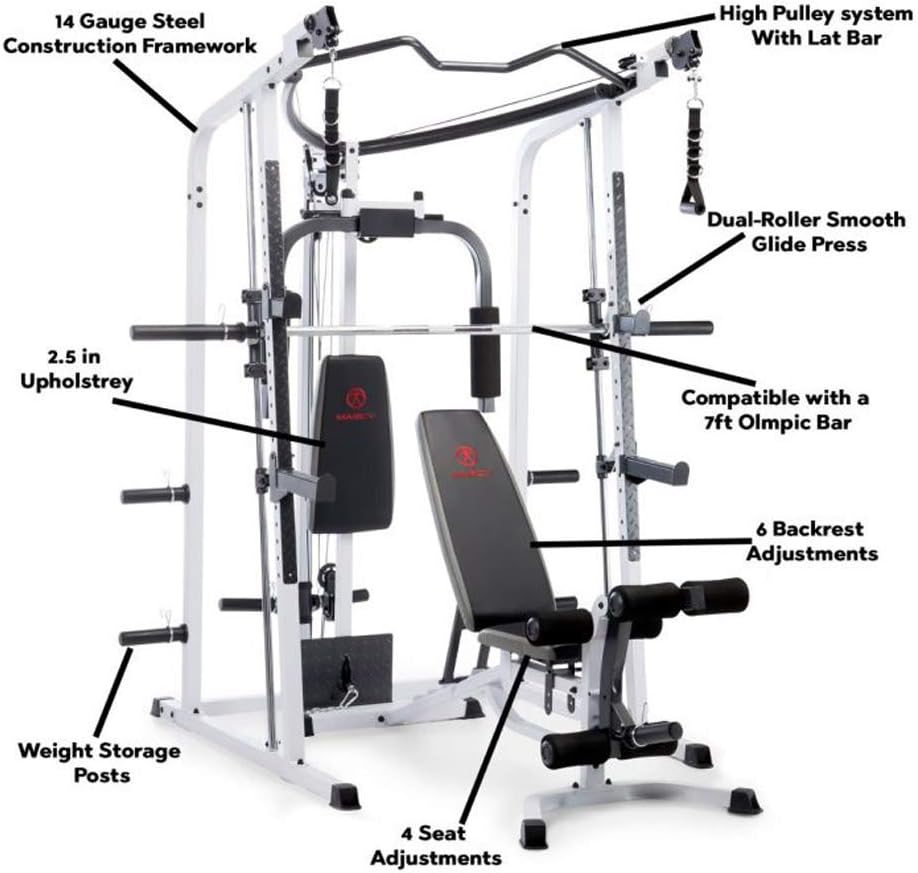 Marcy Full Body Smith Cage Home Gym