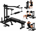 6-in-1 Plate Loaded Chest Squat Machine