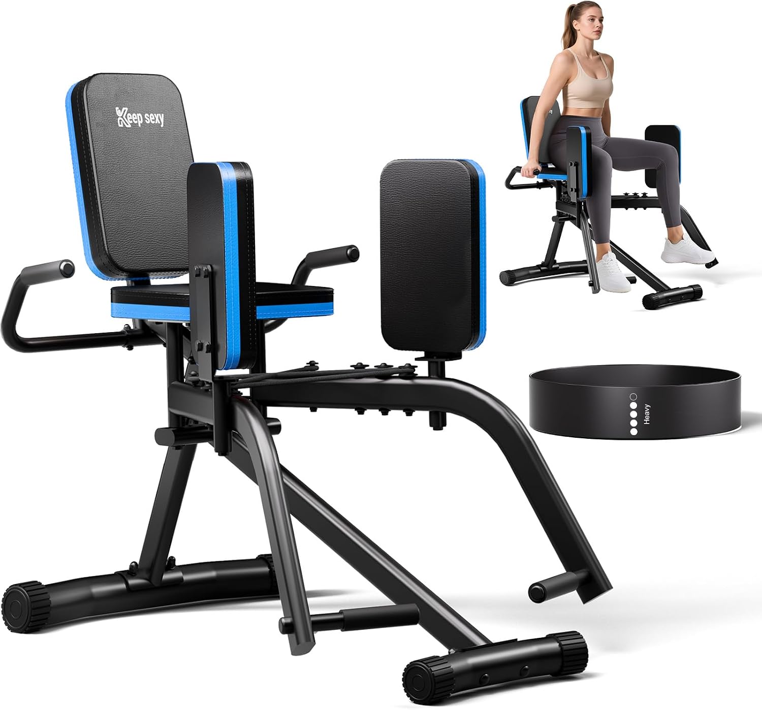 6-Level Compact Hip Abductor Glute Toner Machine