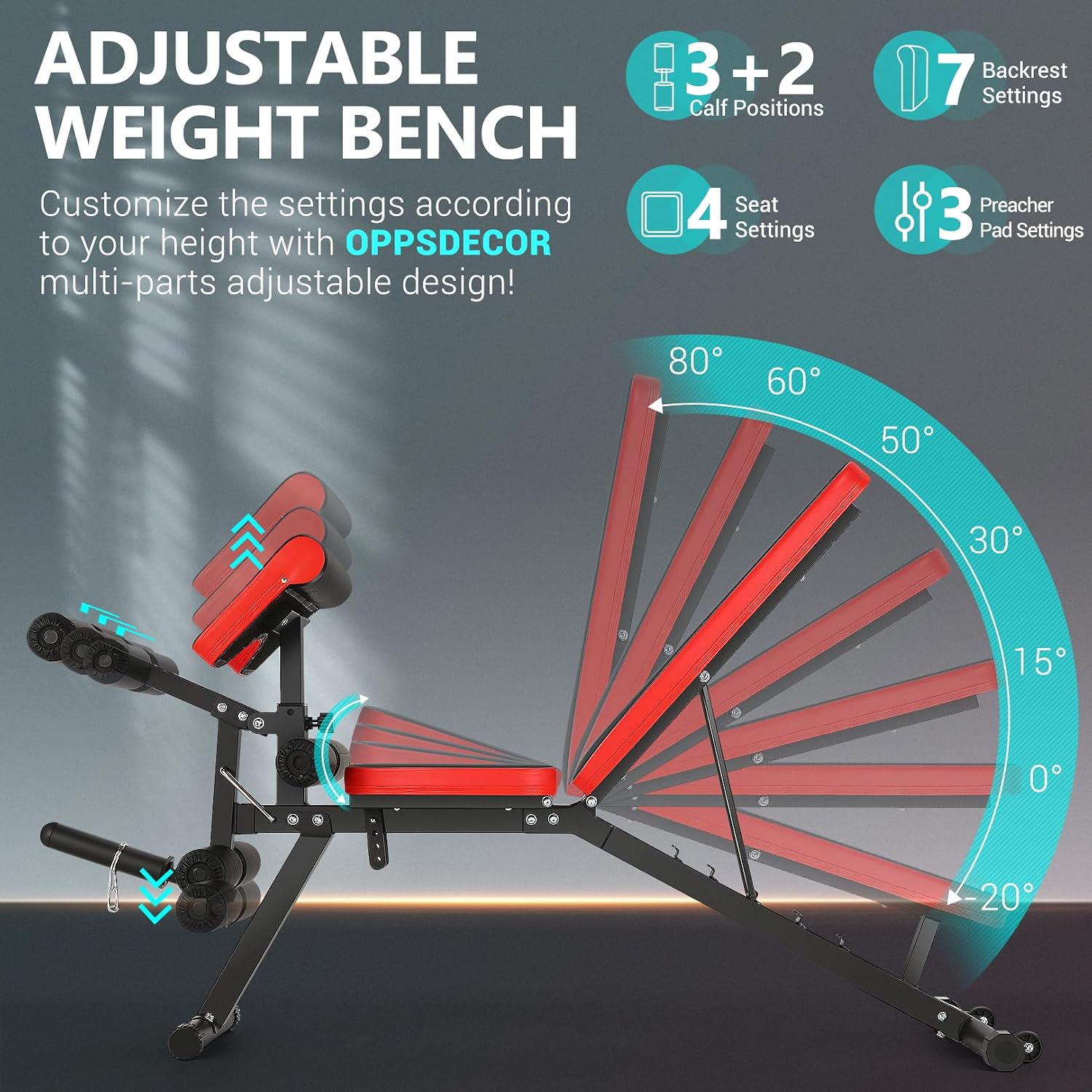 800LBS Multi-Function Weight Bench