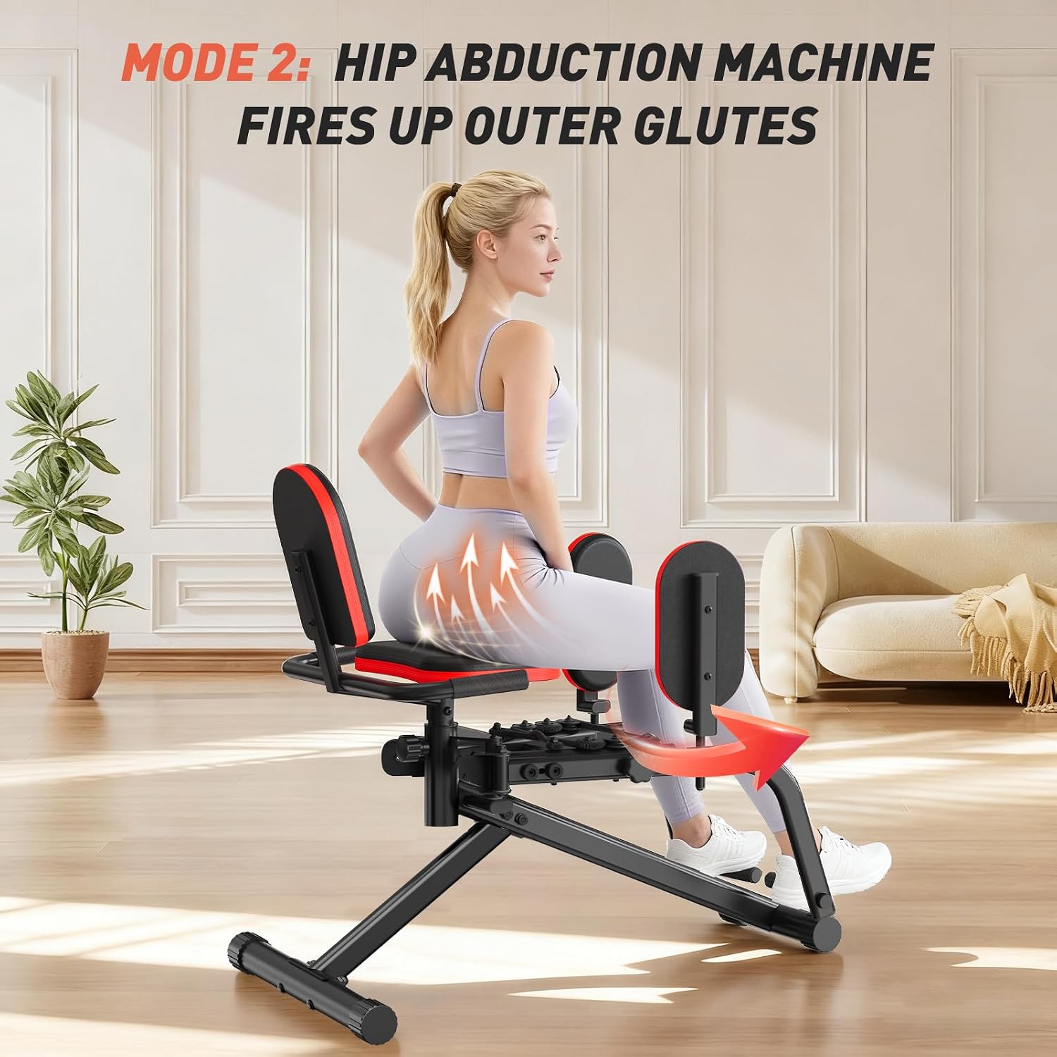 2-in-1 Hip Abductor Adductor Machine