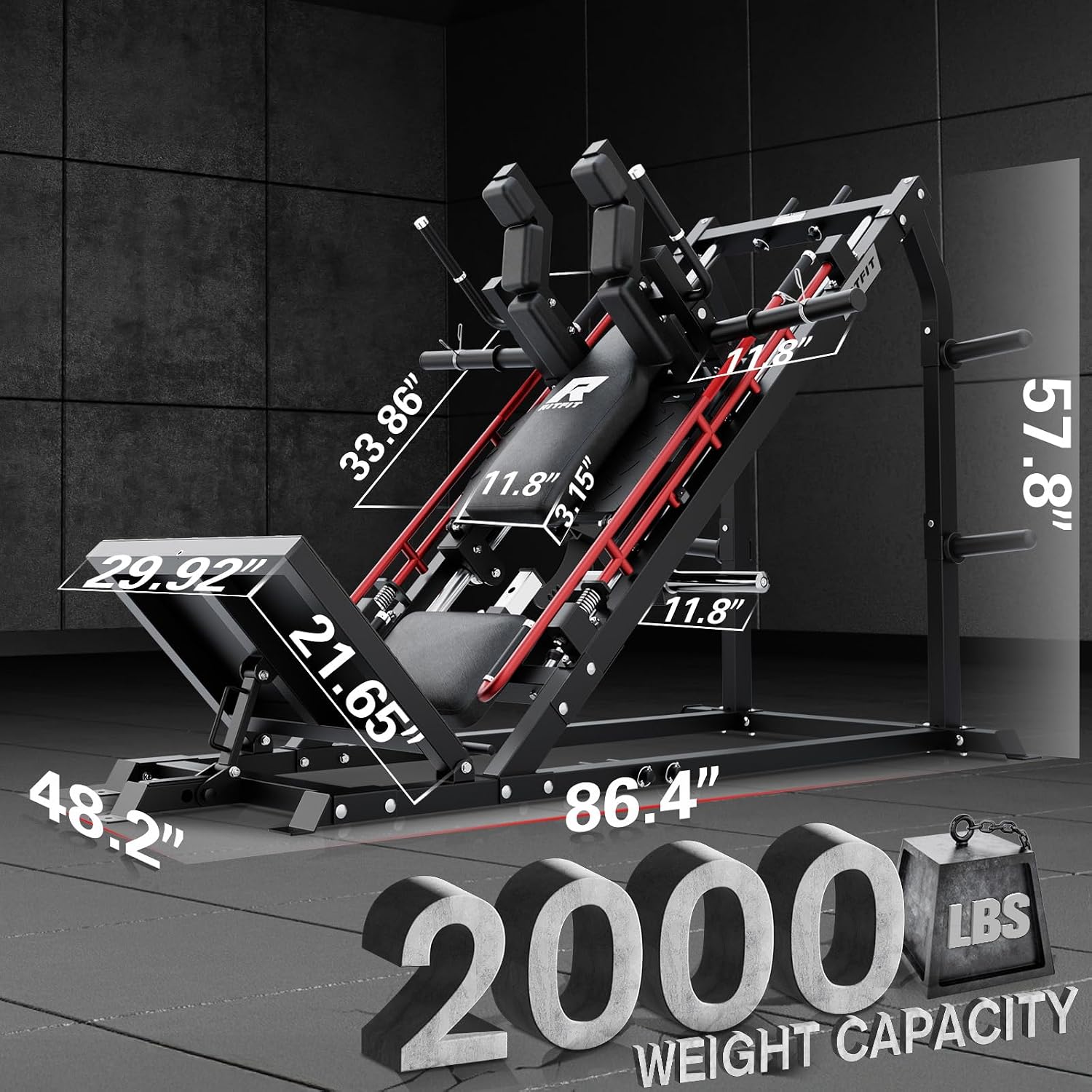 Gazelle Pro Leg Press Hack Squat Machine