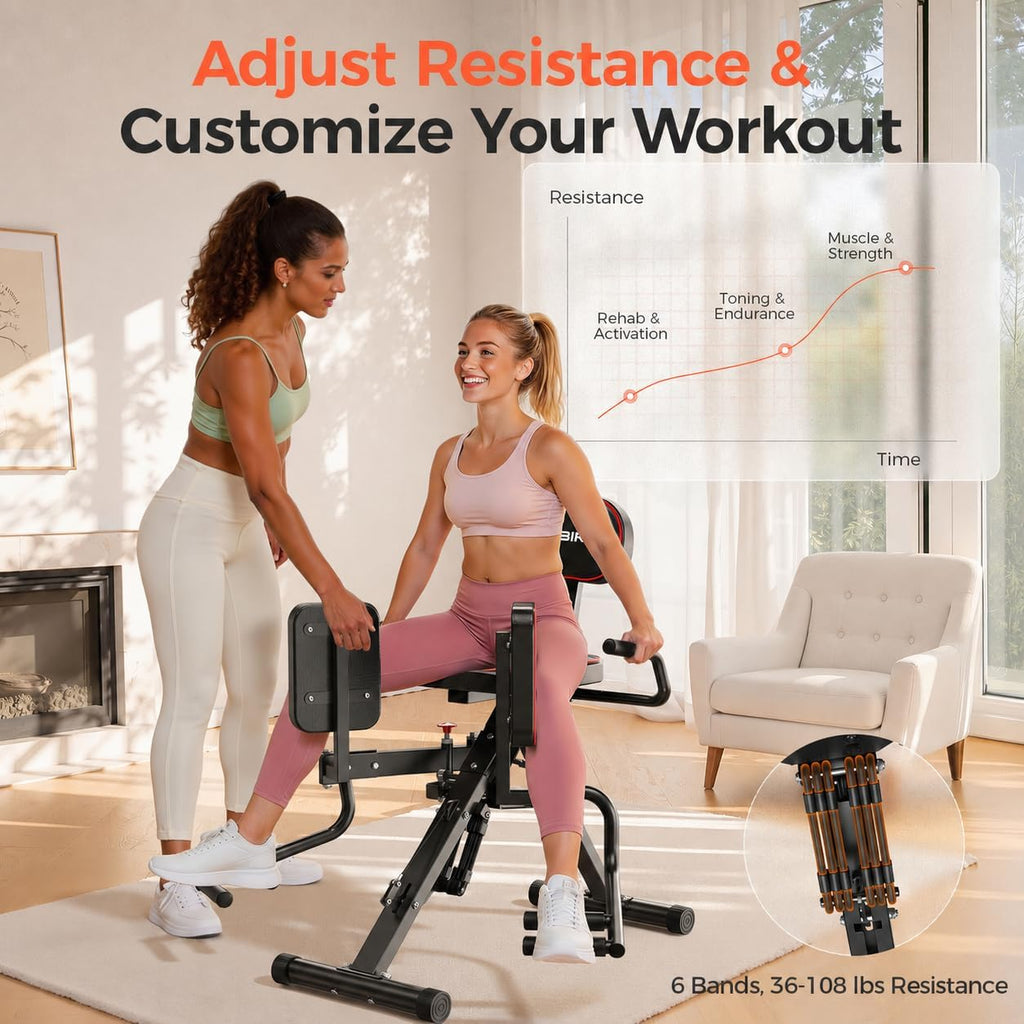 2-in-1 Adjustable Hip Abductor Adductor Machine