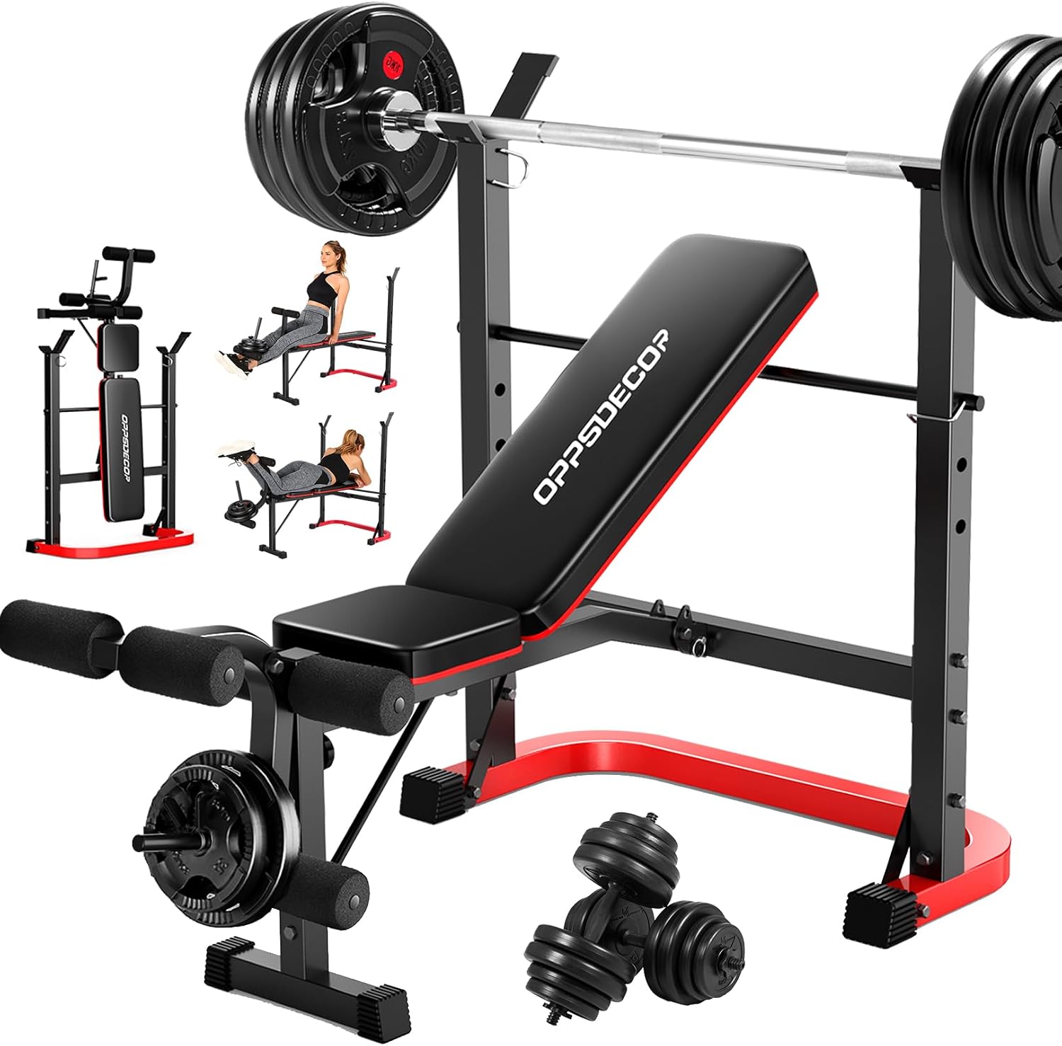 6-in-1 Foldable Weight Bench