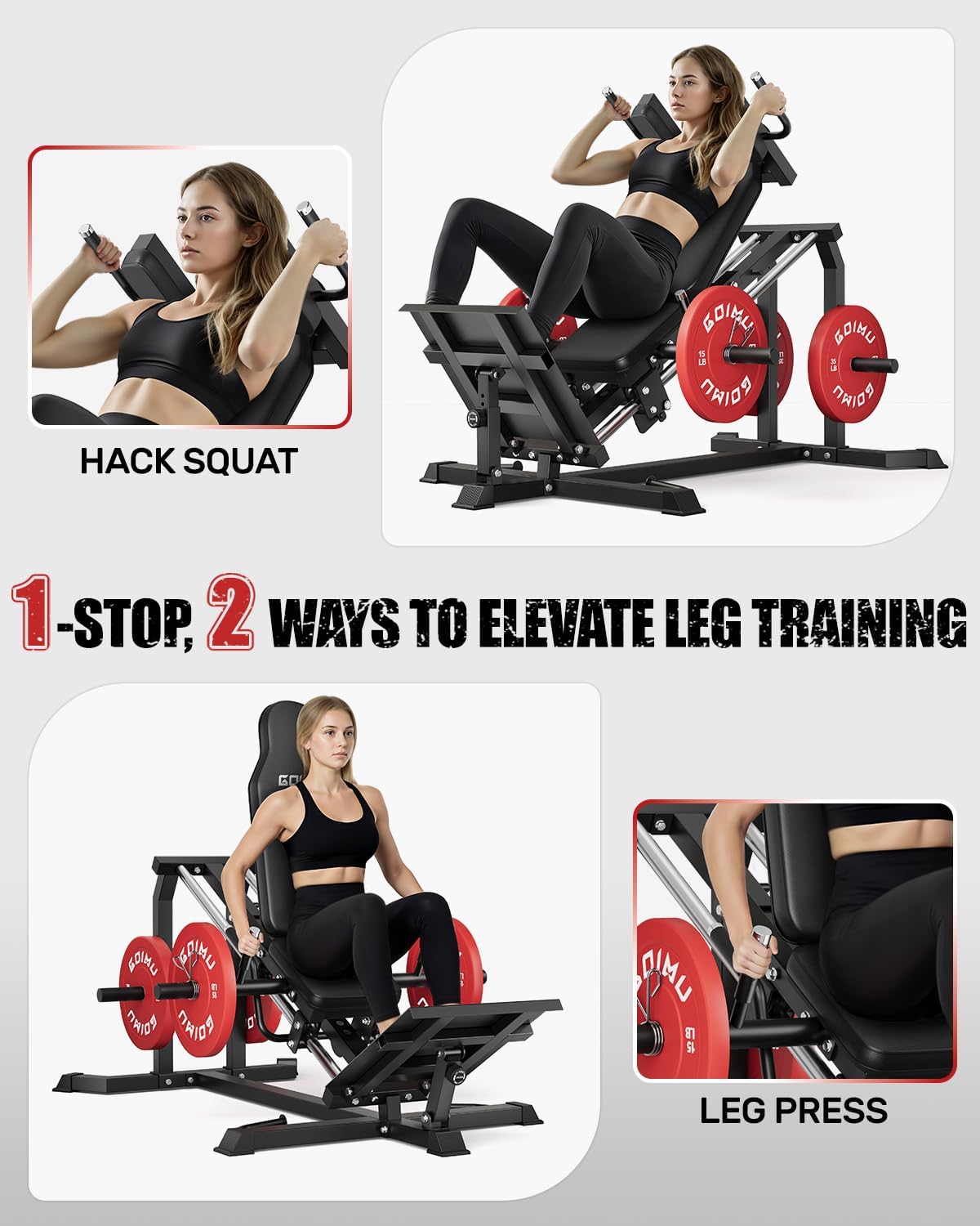 L5 Leg Press Hack Squat Machine