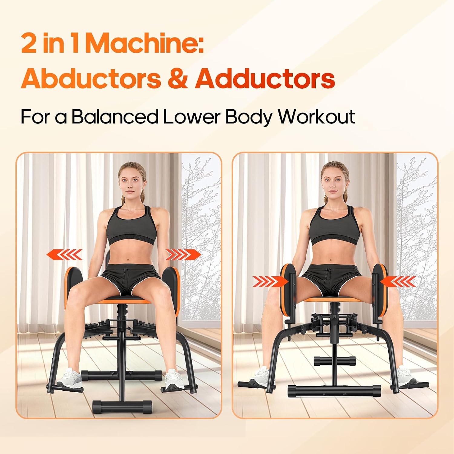 Compact Hip Abductor Adductor Booty Trainer