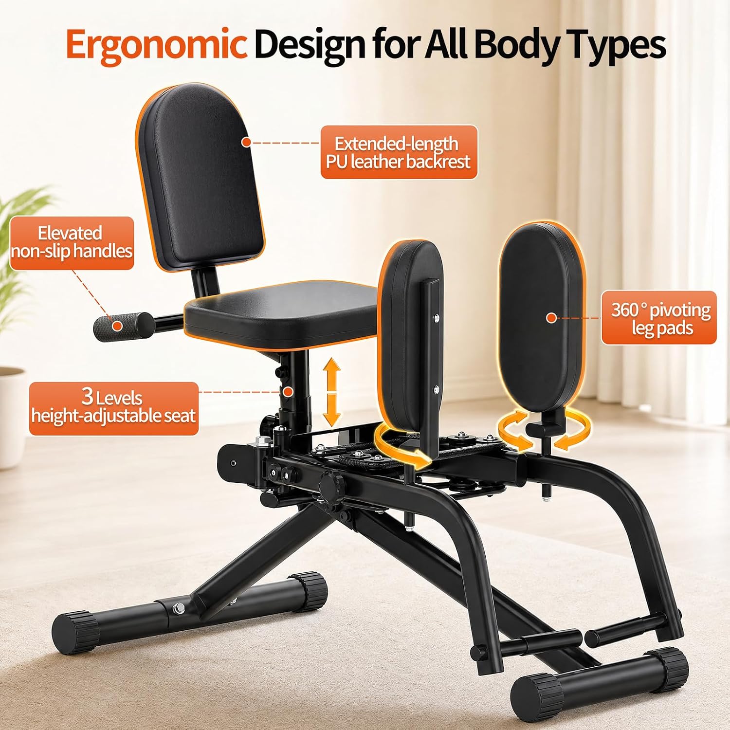 8-Level Hip Abductor Adduction Glute Trainer