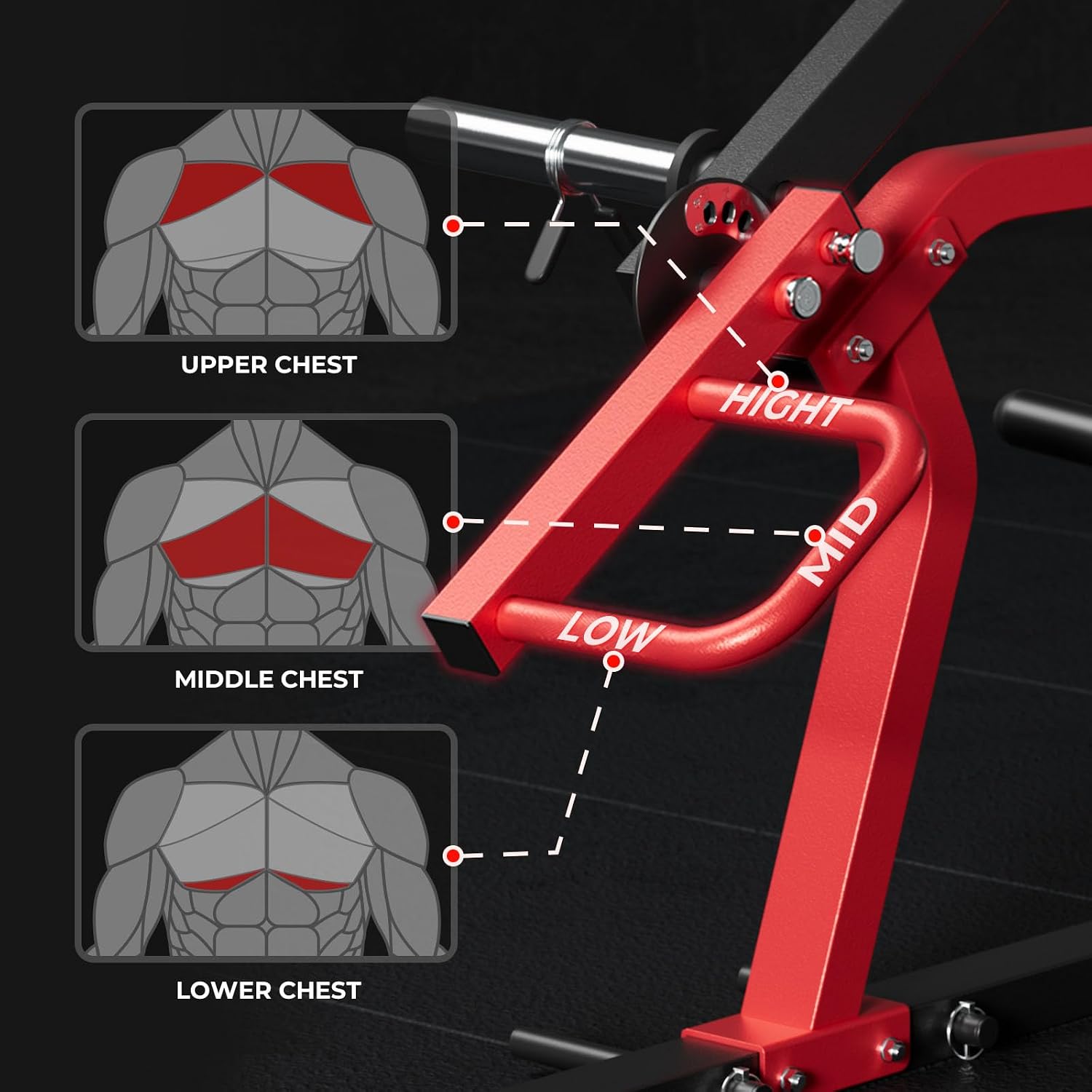 2-in-1 Chest Shoulder Press Machine
