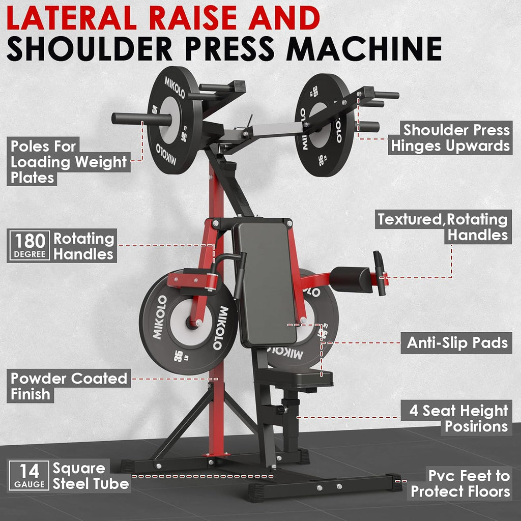 Adjustable Shoulder Lateral Raise Machine