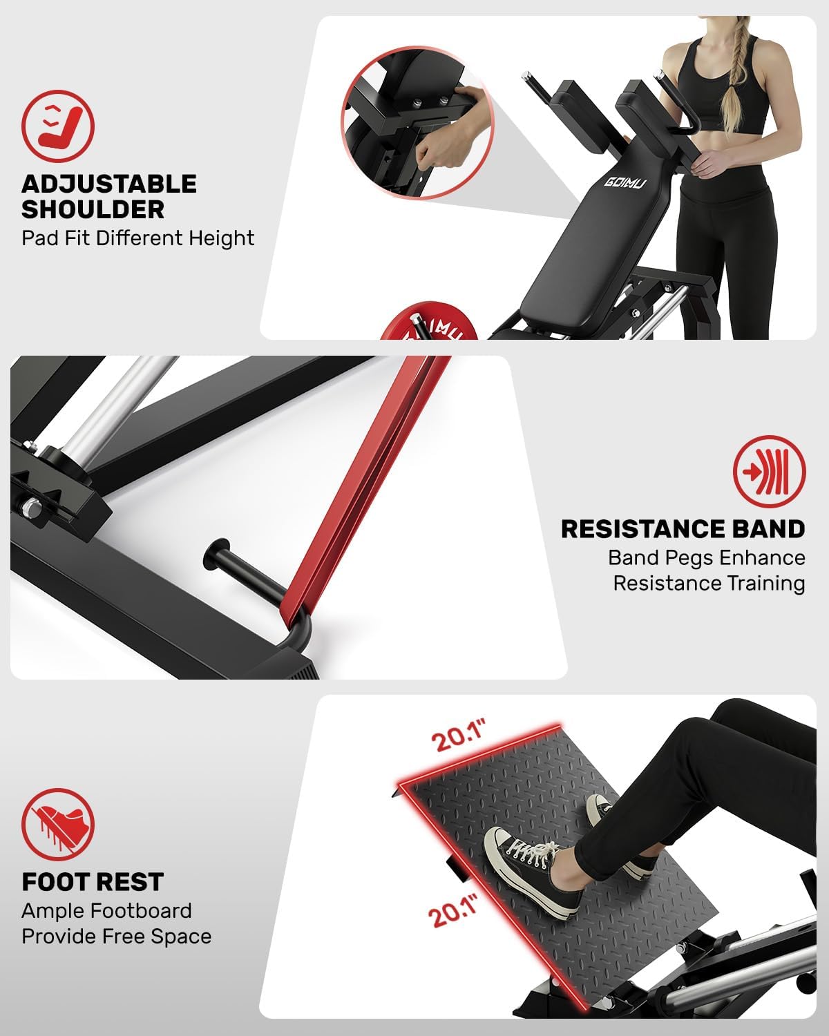 L5 Leg Press Hack Squat Machine