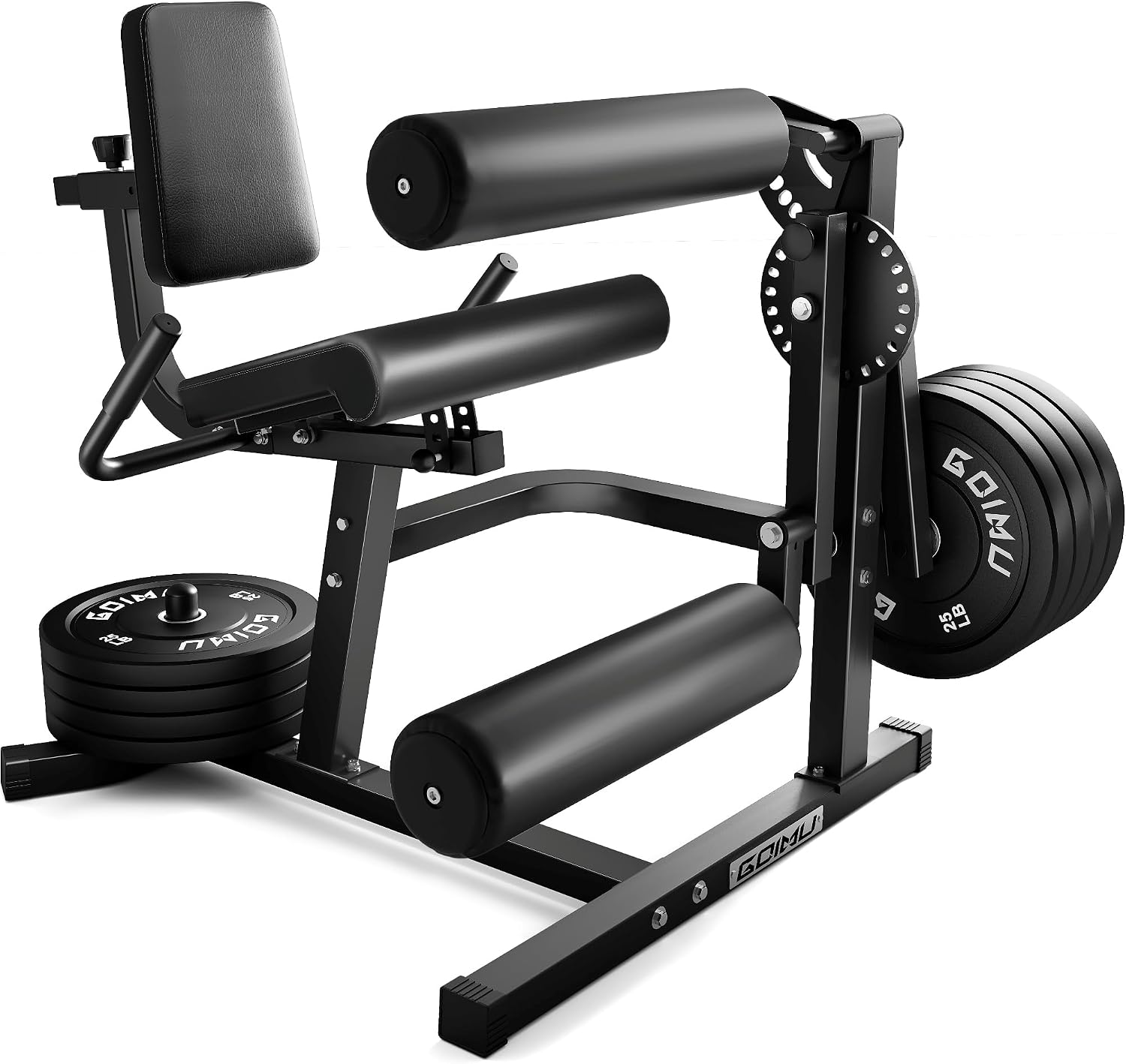 4-in-1 Plate Loaded Leg Extension Curl Machine