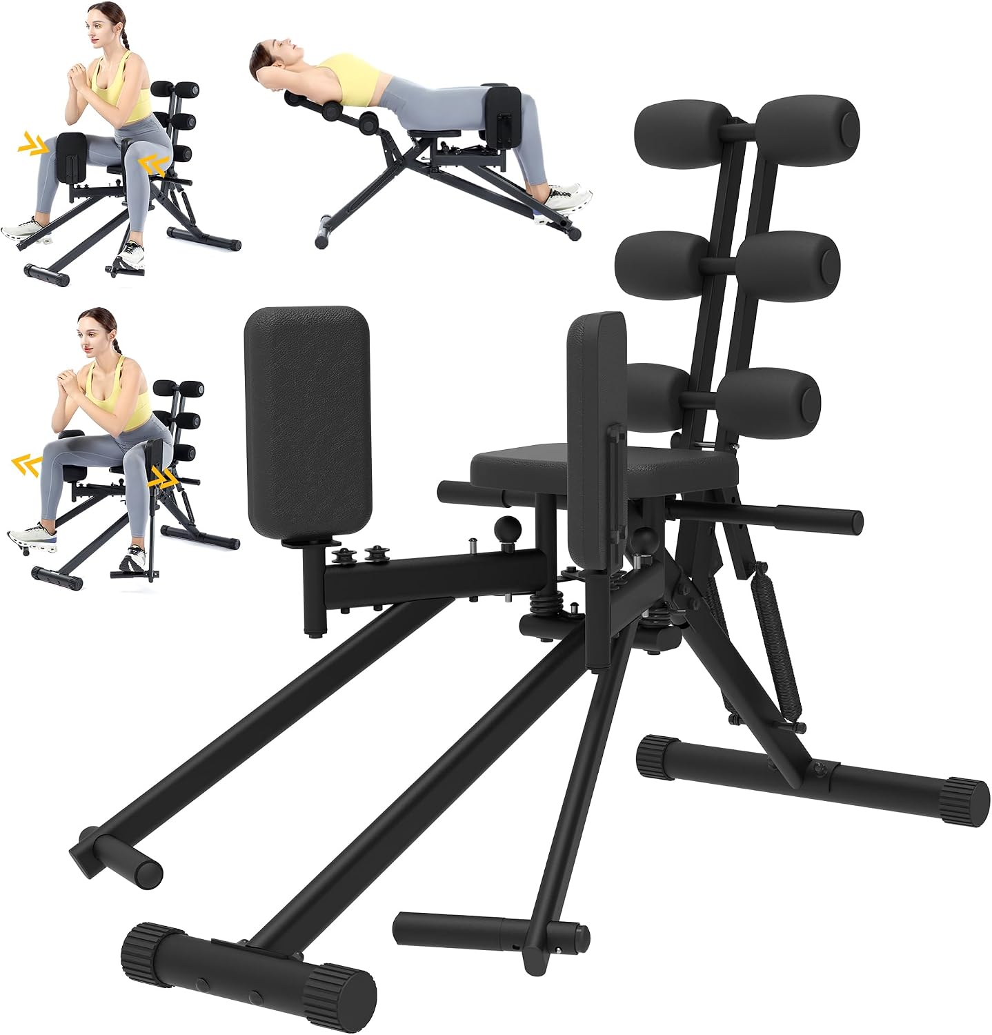 3-in-1 Hip Abductor Adductor Back Stretch Trainer