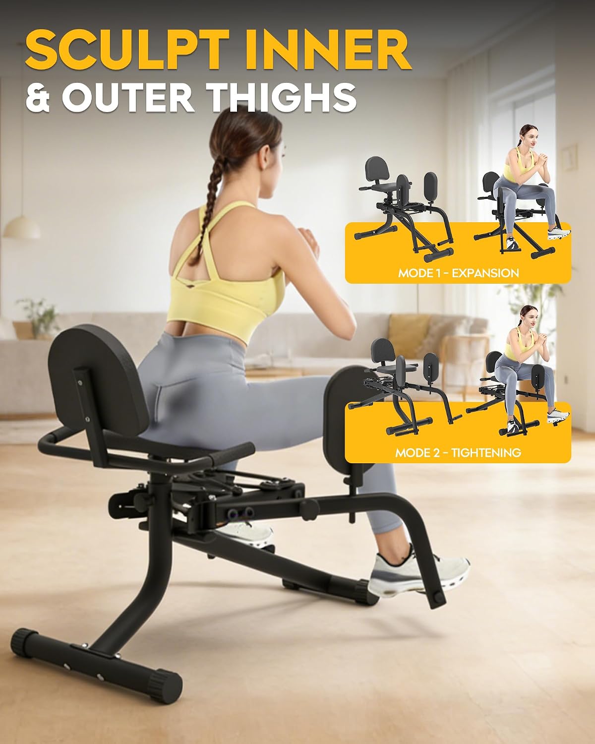 Hip Abductor Adduction Glute Thigh Workout Equipment