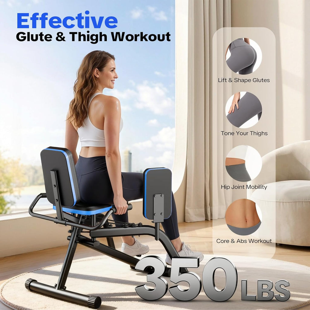 6-Level Compact Hip Abductor Glute Toner Machine