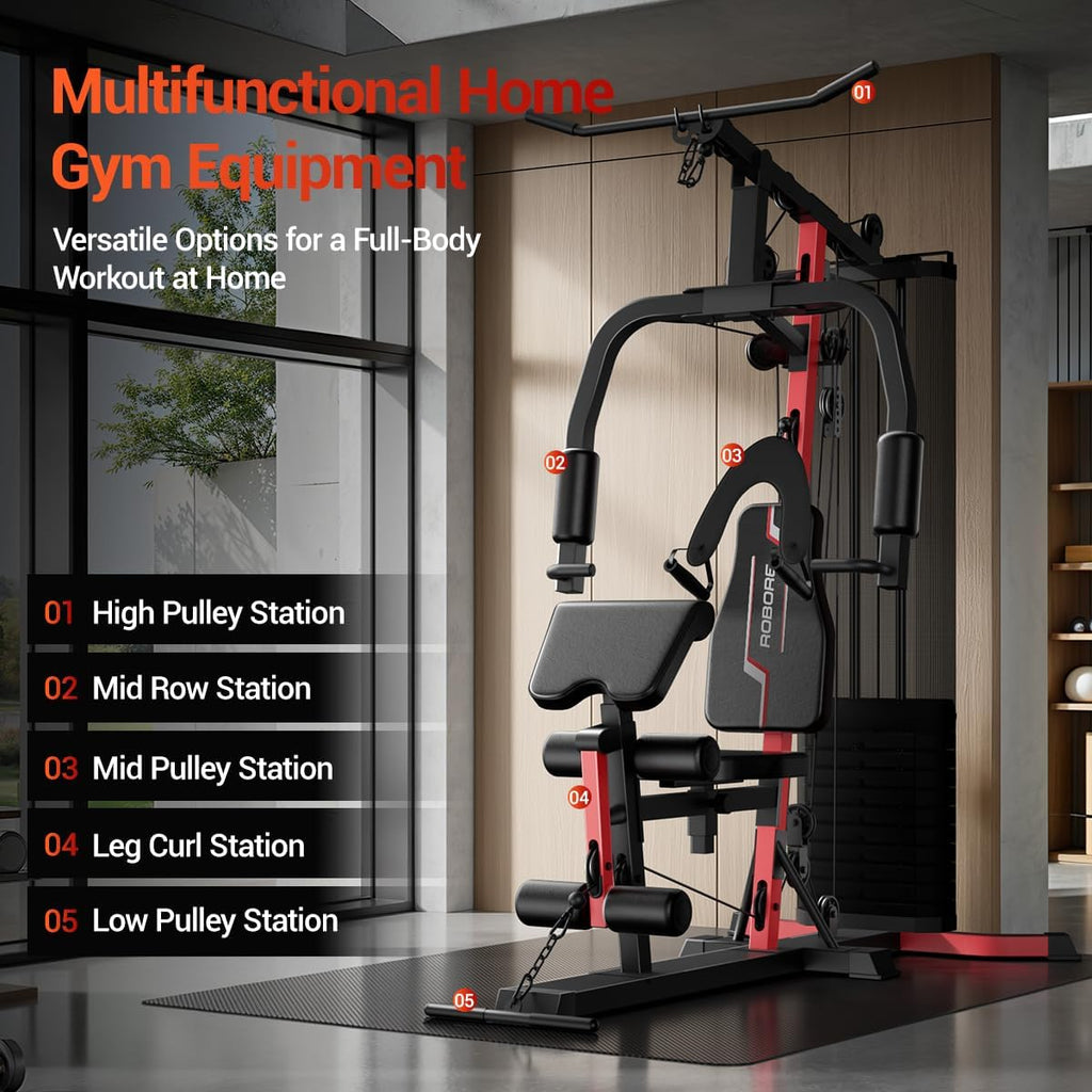 160LB Multifunctional Home Gym Station