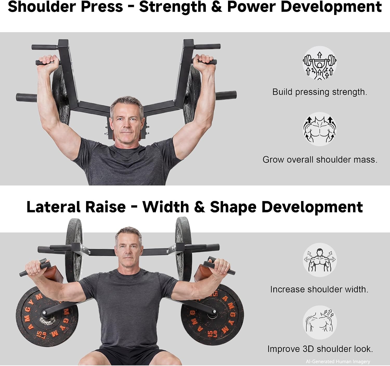 Adjustable Shoulder Lateral Raise Machine