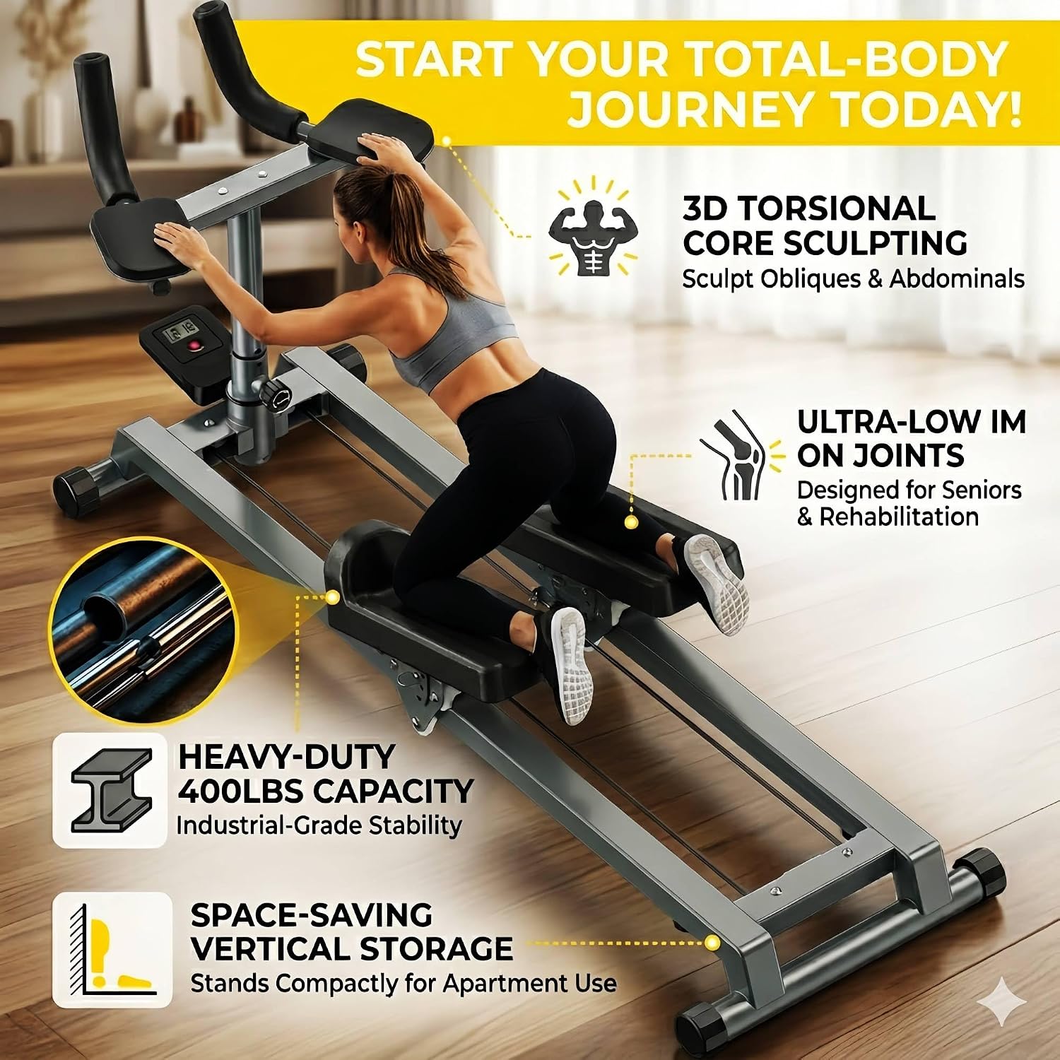 Silent Spine Twist Stretch Trainer