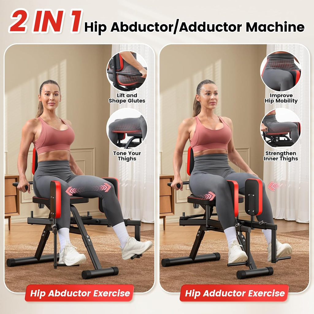 2-in-1 Hip Abductor Adductor Machine