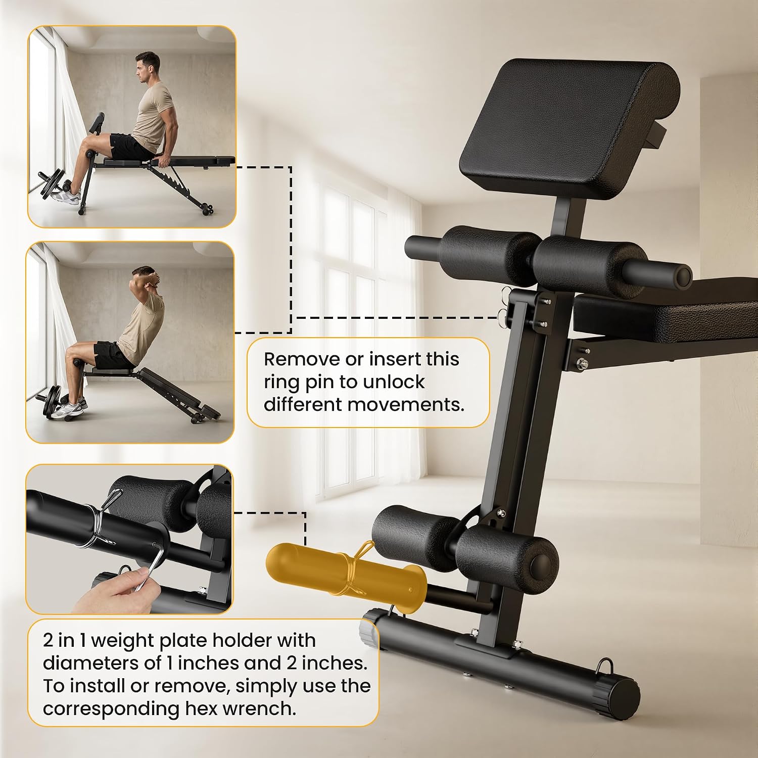 770LBS Multi-Functional Weight Bench