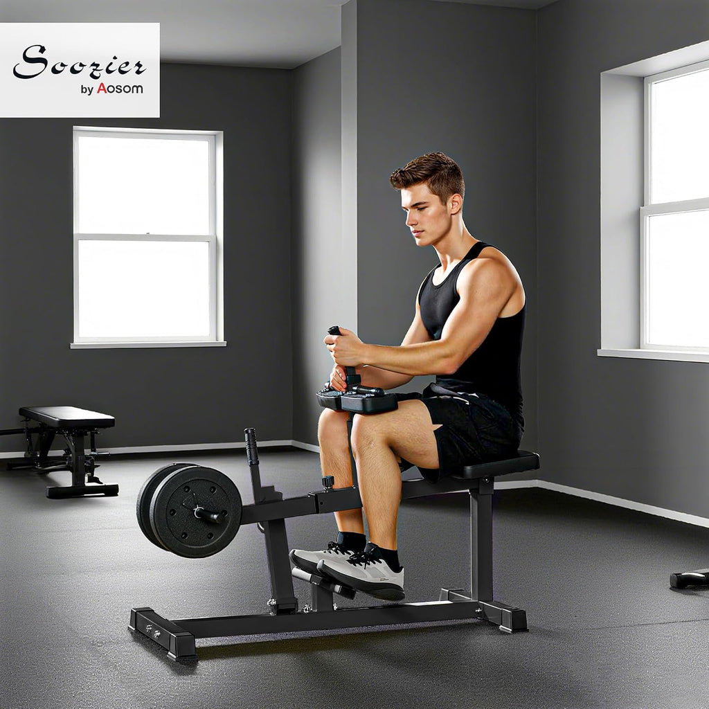 Adjustable Seated Calf Raise Machine