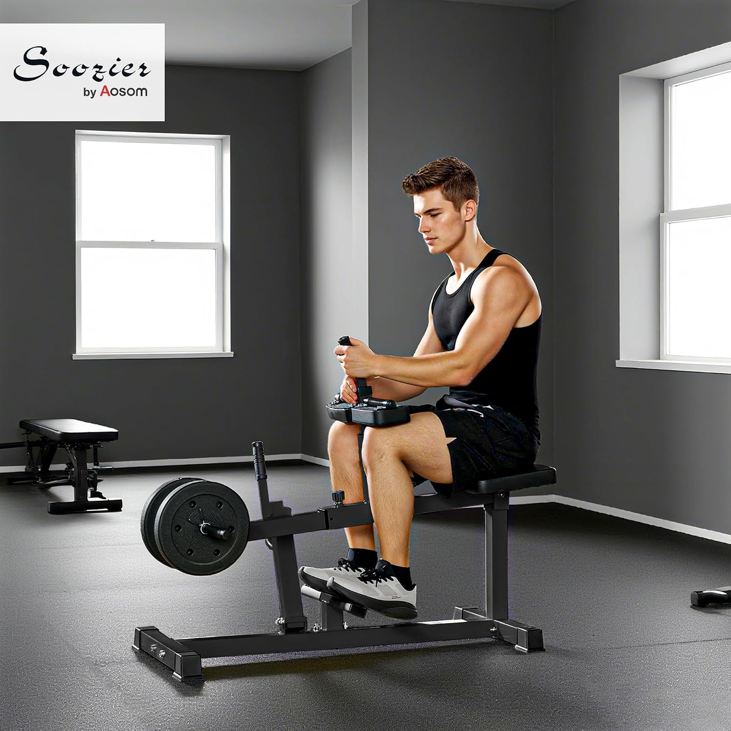 Adjustable Seated Calf Raise Machine