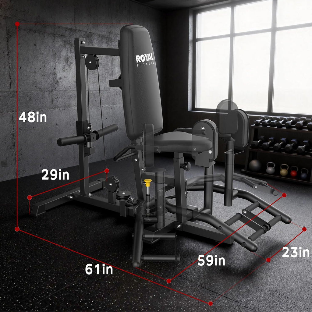 Upgraded 90Lbs Hip Abductor Adductor Machine