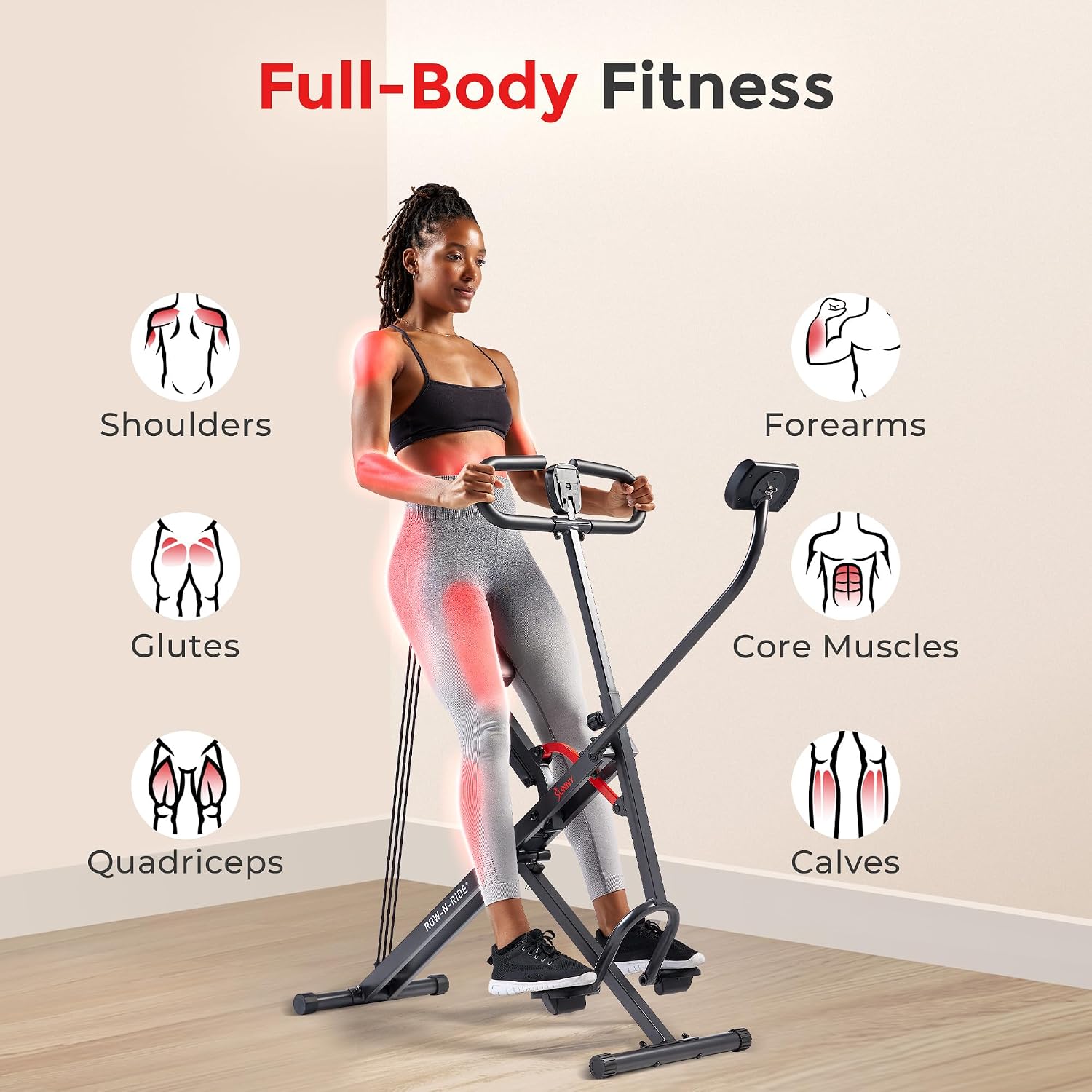 Smart Foldable Row-N-Ride Trainer