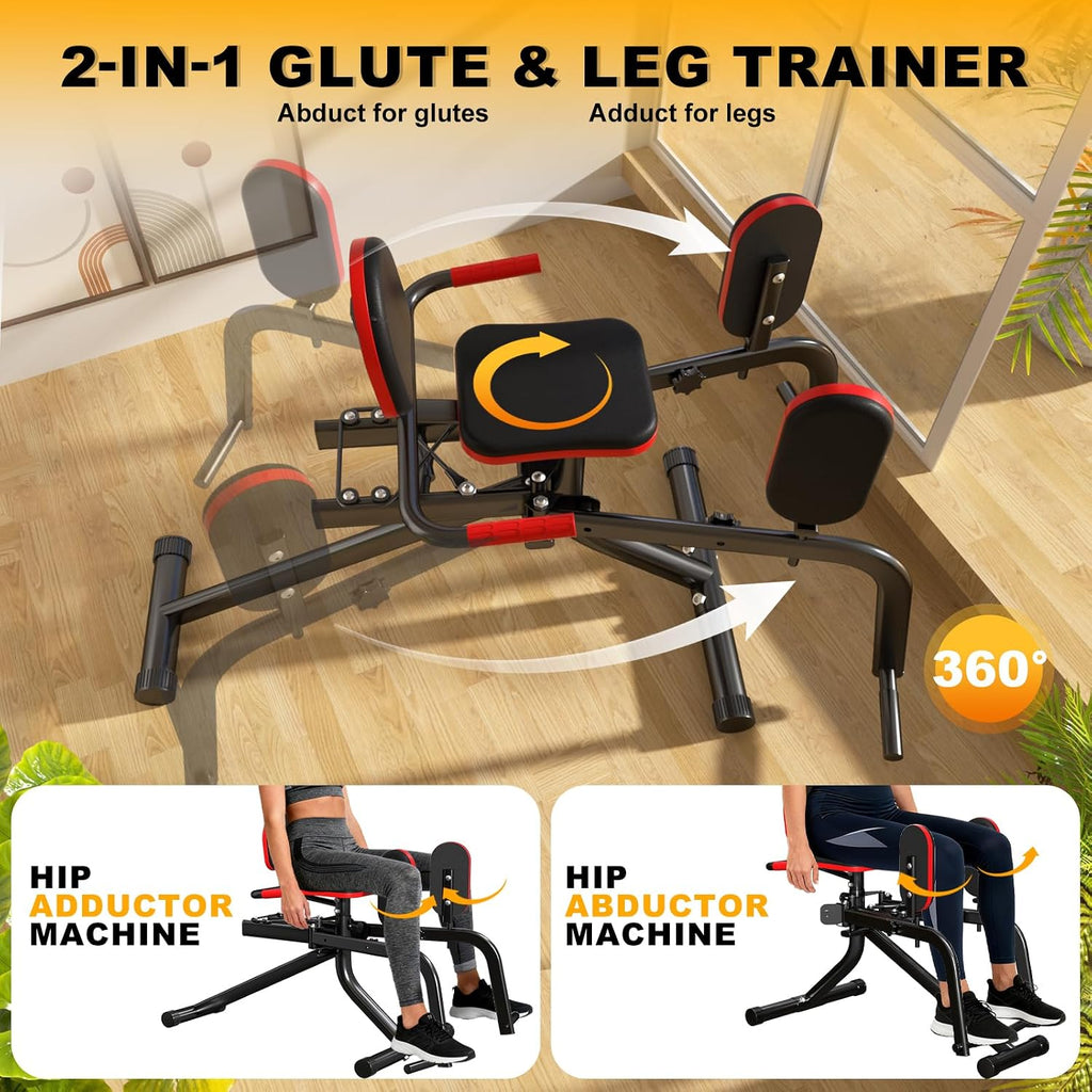 2-in-1 8-Level Hip Abductor Adduction Trainer