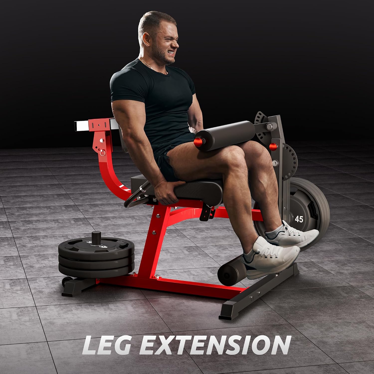 2-in-1 Leg Extension Curl Machine
