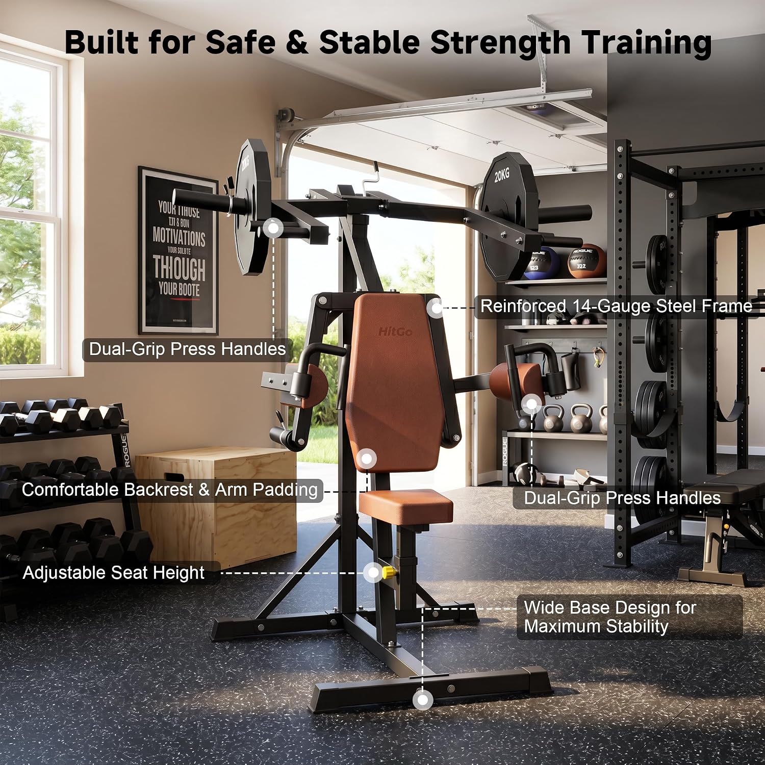 Adjustable Shoulder Lateral Raise Machine